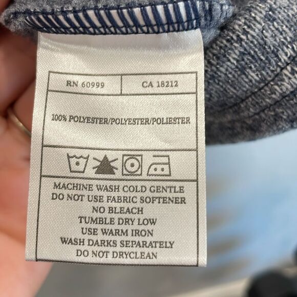 NEW Antigua Clover Quarter Zip Golf Pullover Sweater in Navy Heather Size 3X - Picture 6 of 8